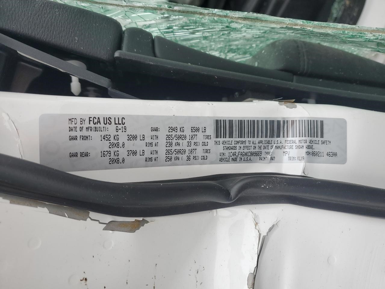 Used Engine Control Module (ECM) fits: 2019 Jeep Grand cherokee Electronic Contr