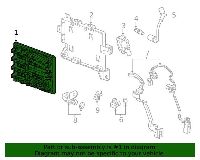 Genuine GM Engine Control Module 12703872