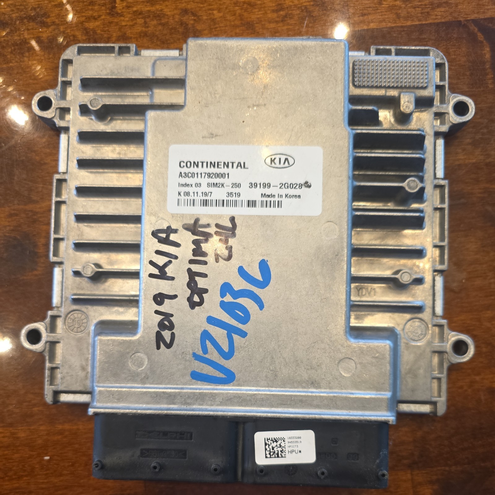 2019-2020 Kia Optima 2.4L Engine Control Module Computer 39199-2G028 ECM ECU OEM