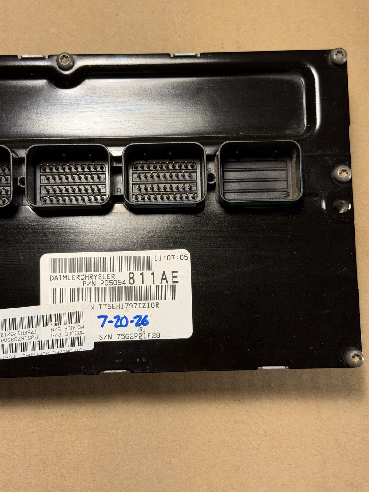 2007 DODGE CHARGER CHRYSLER 300 5.7L ENGINE COMPUTER ECM ECU PCM P05094811AE