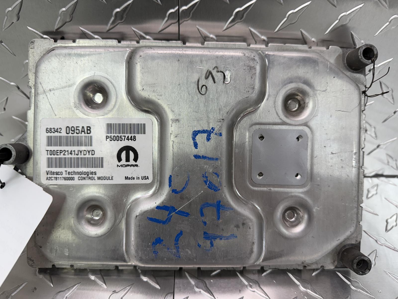 Used Engine Control Module (ECM) fits: 2021 Jeep Compass new style horizontal re