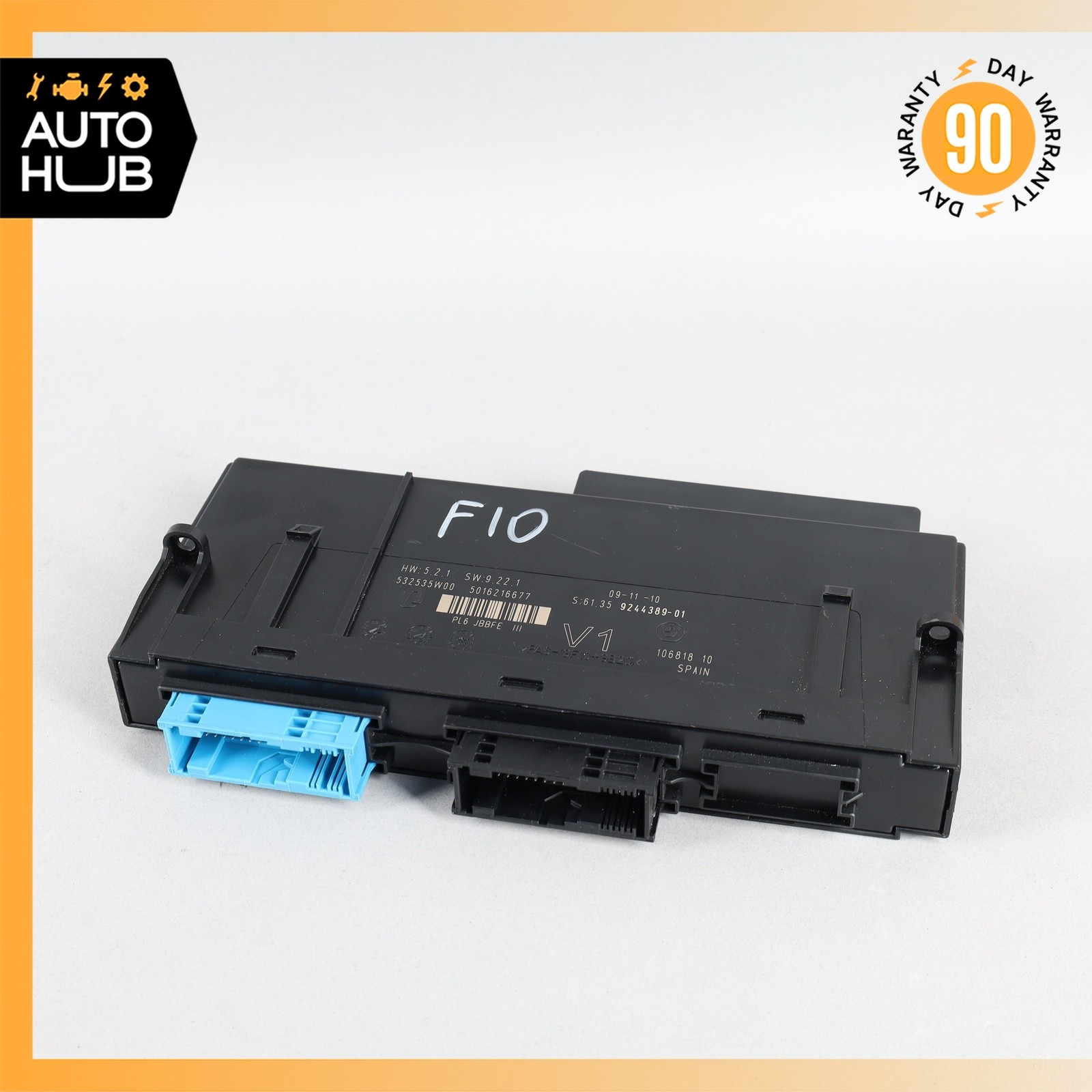 11-16 BMW F10 528i 535i 550i JBE Primary Body Control Module BCM BCU OEM