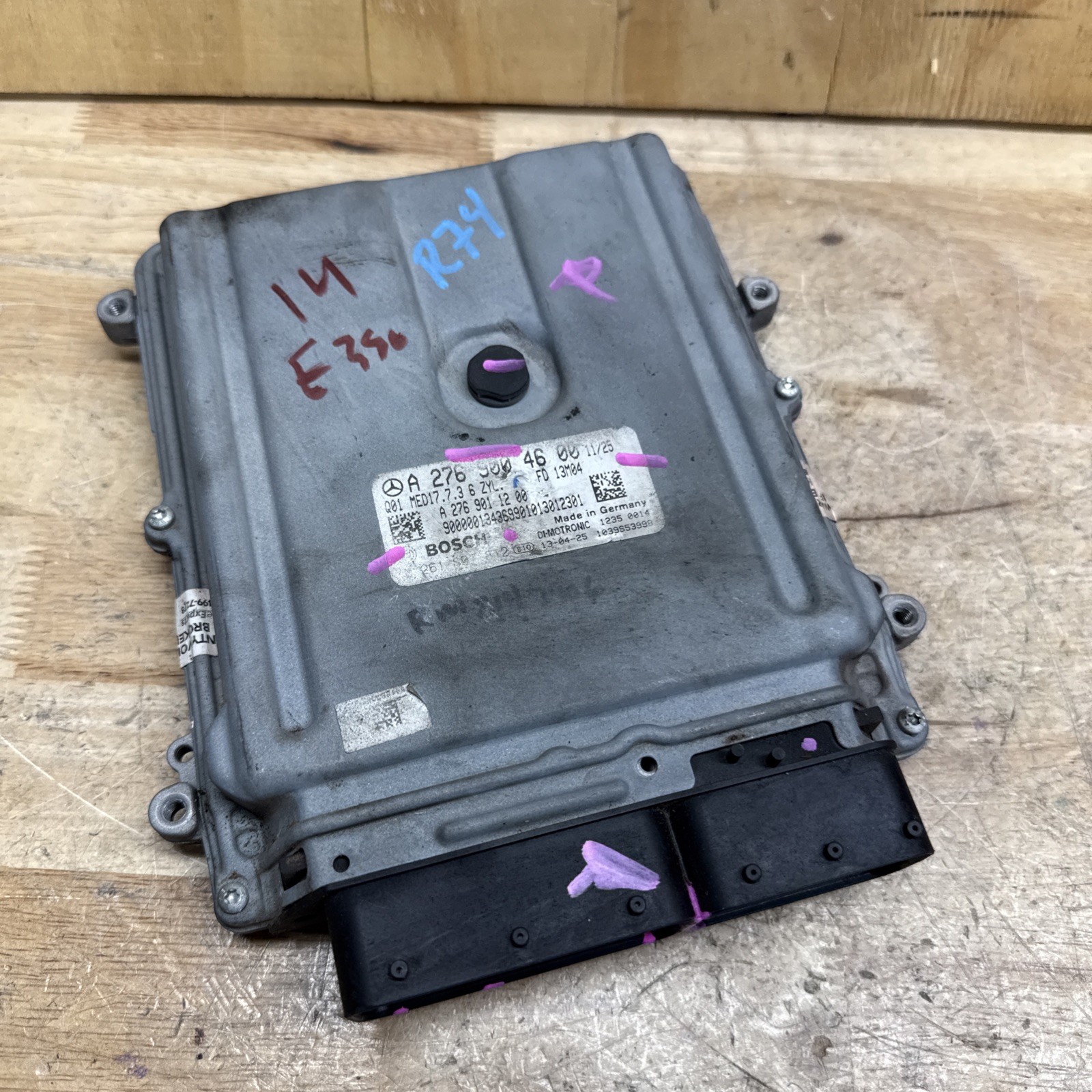 12-16 Mercedes W166 ML350 E350 GLK350 ECU Engine Control Module Unit A2769004600