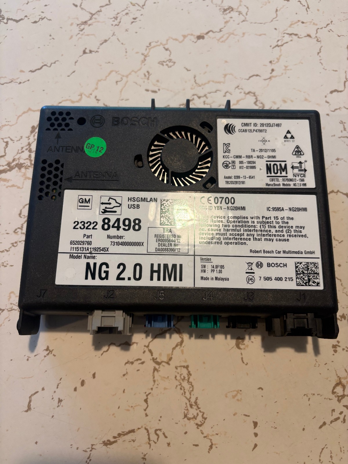15-16 GENUINE GM CHEVY CADILLAC OEM VIDEO PLAYER INTERFACE MODULE 23228498