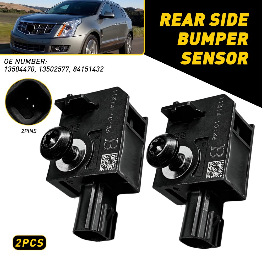 Rear Side Bumper Sensor Pair For Chevrolet Traverse 2011-2016 Buick Enclave