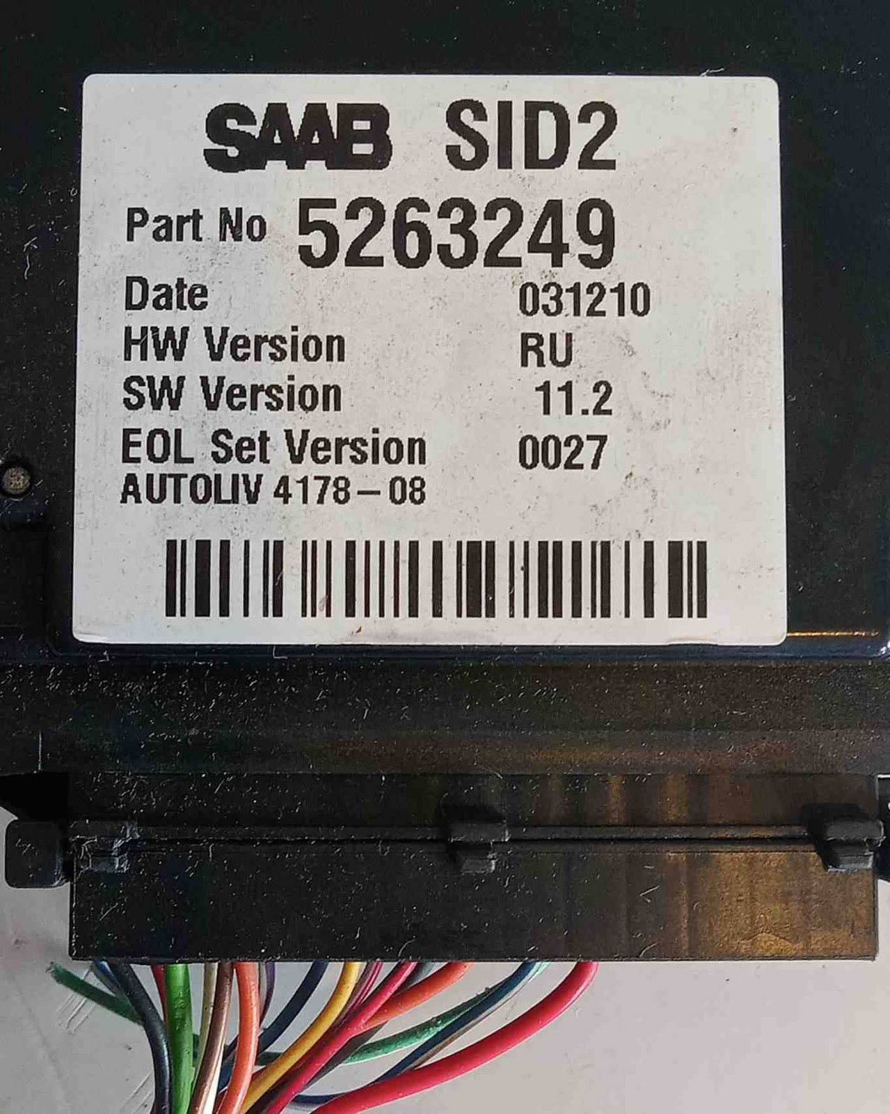 2001 SAAB 9-5 SID 2 INFO DISPLAY ID 5263249 USED OEM