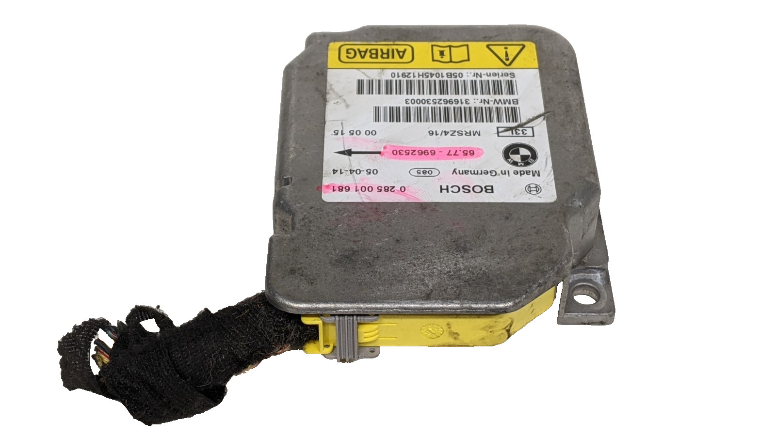 BMW E46 E53 3 X5 series SIDE ECU COMPUTER CONTROL MODULE MRSZ4/16 BOSCH 6962530