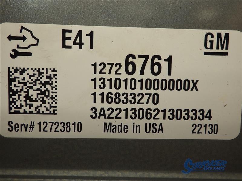 Used Engine Control Module (ECM) fits: 2022 Chevrolet Silverado 2500 pickup Elec
