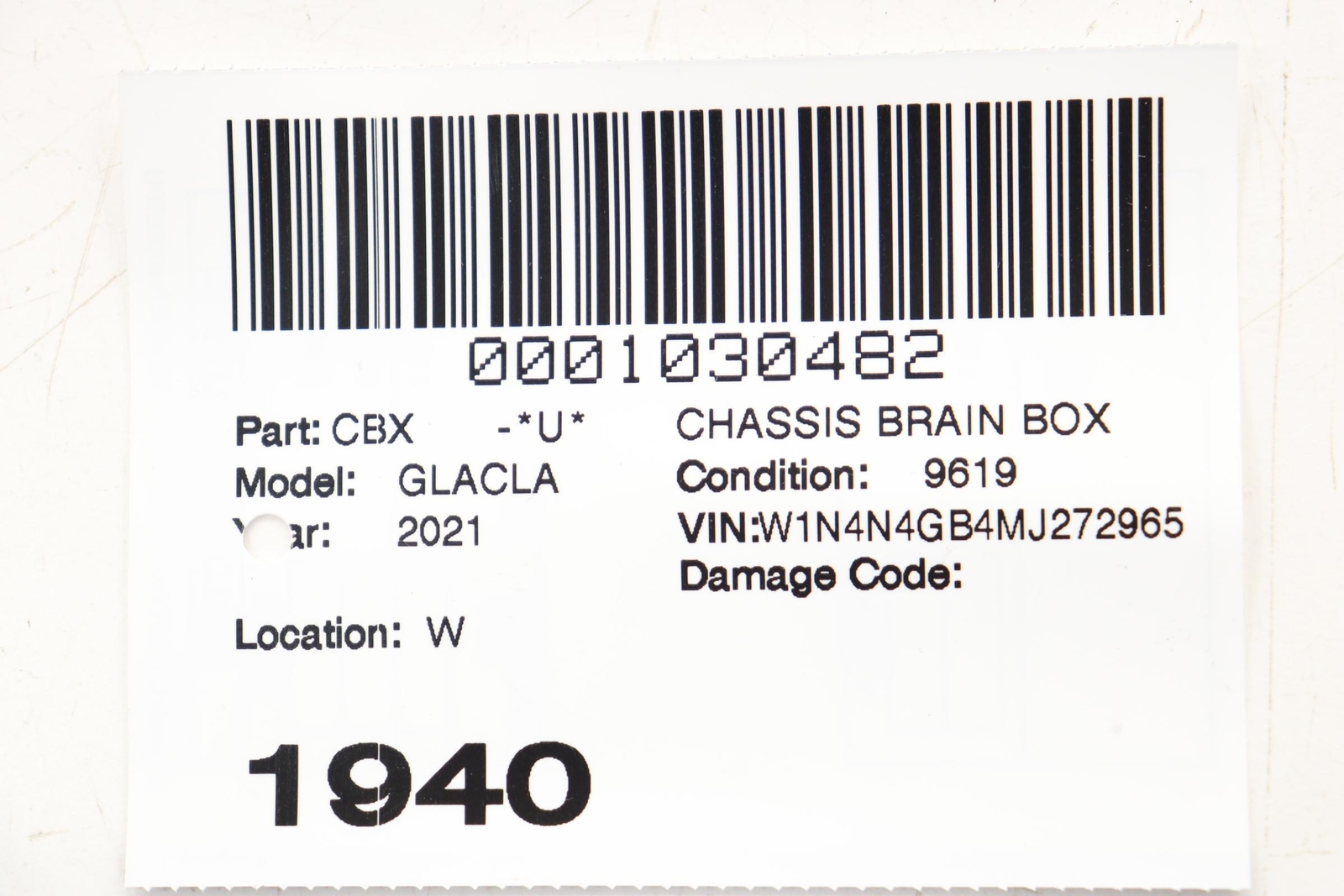 2021 – 2025 MERCEDES GLA250 H247 MOBILE PHONE CONTROL UNIT OEM A2479009012