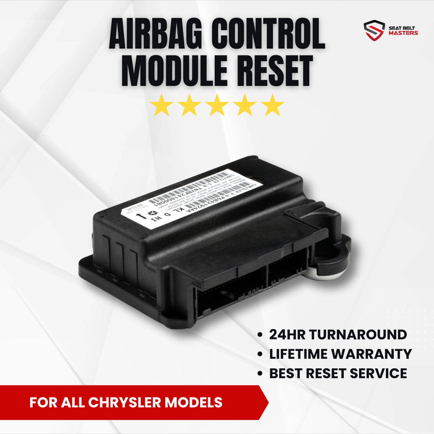 For All Chrysler SEAT Airbag Module Reset SRS