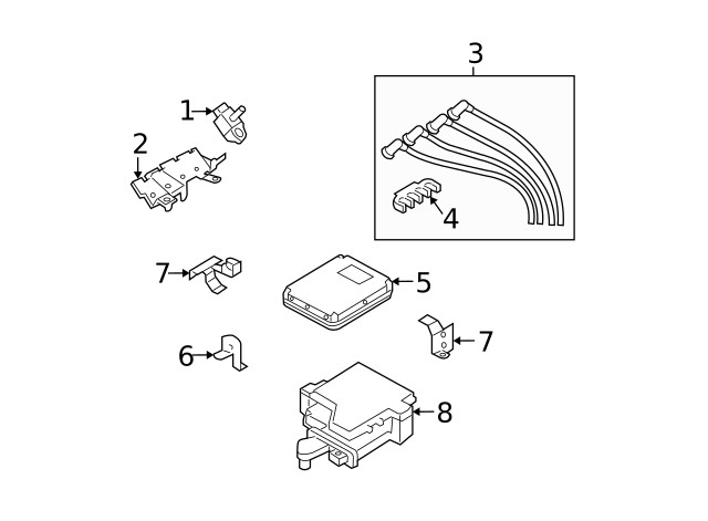 Genuine Mazda Engine Control Module (ECM) N3ZC-18-881R-0K