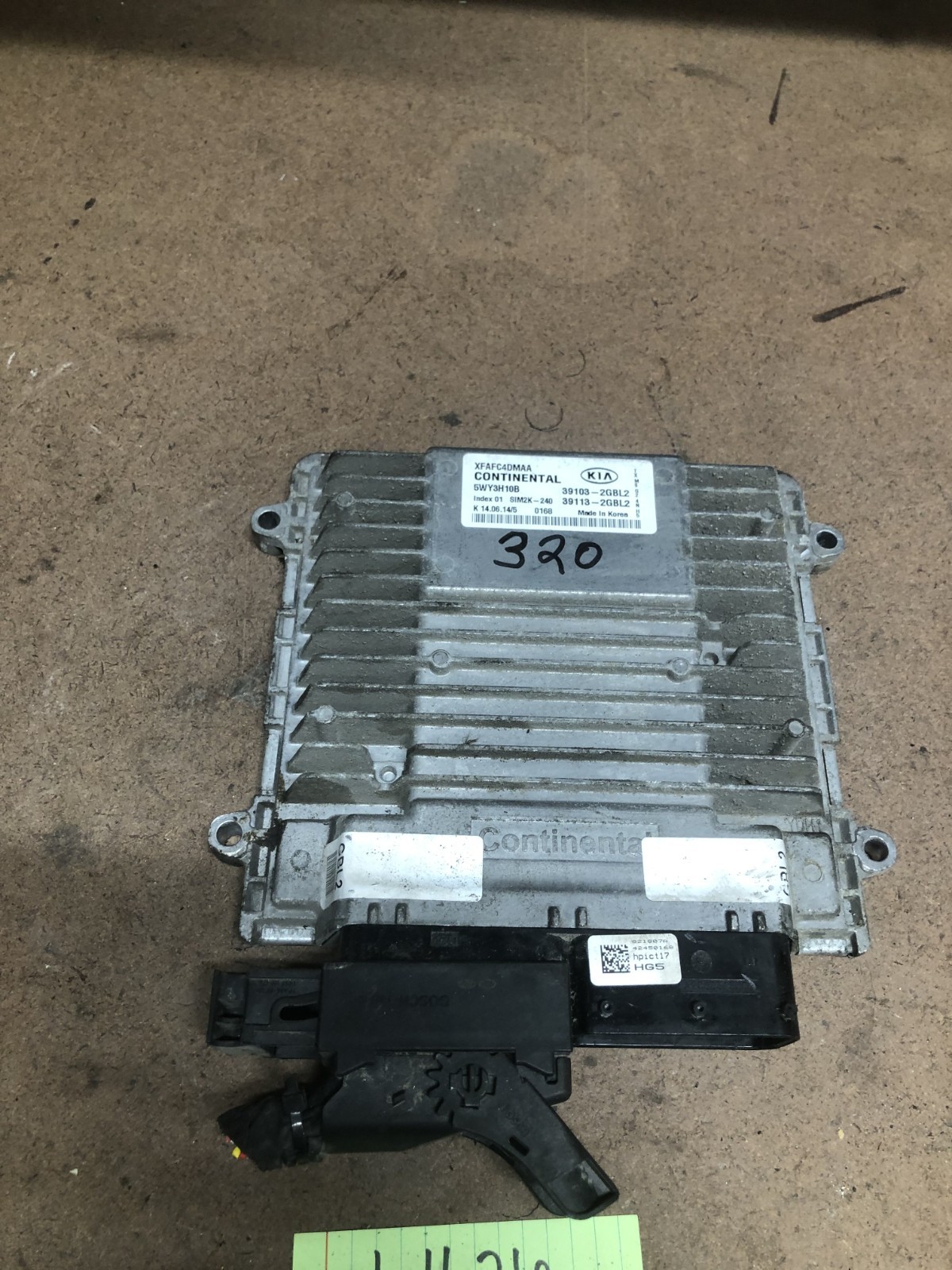 2014 2015 Kia Sorento 2.4L ECM Engine Computer Control Module ECU 39103-2GBL2