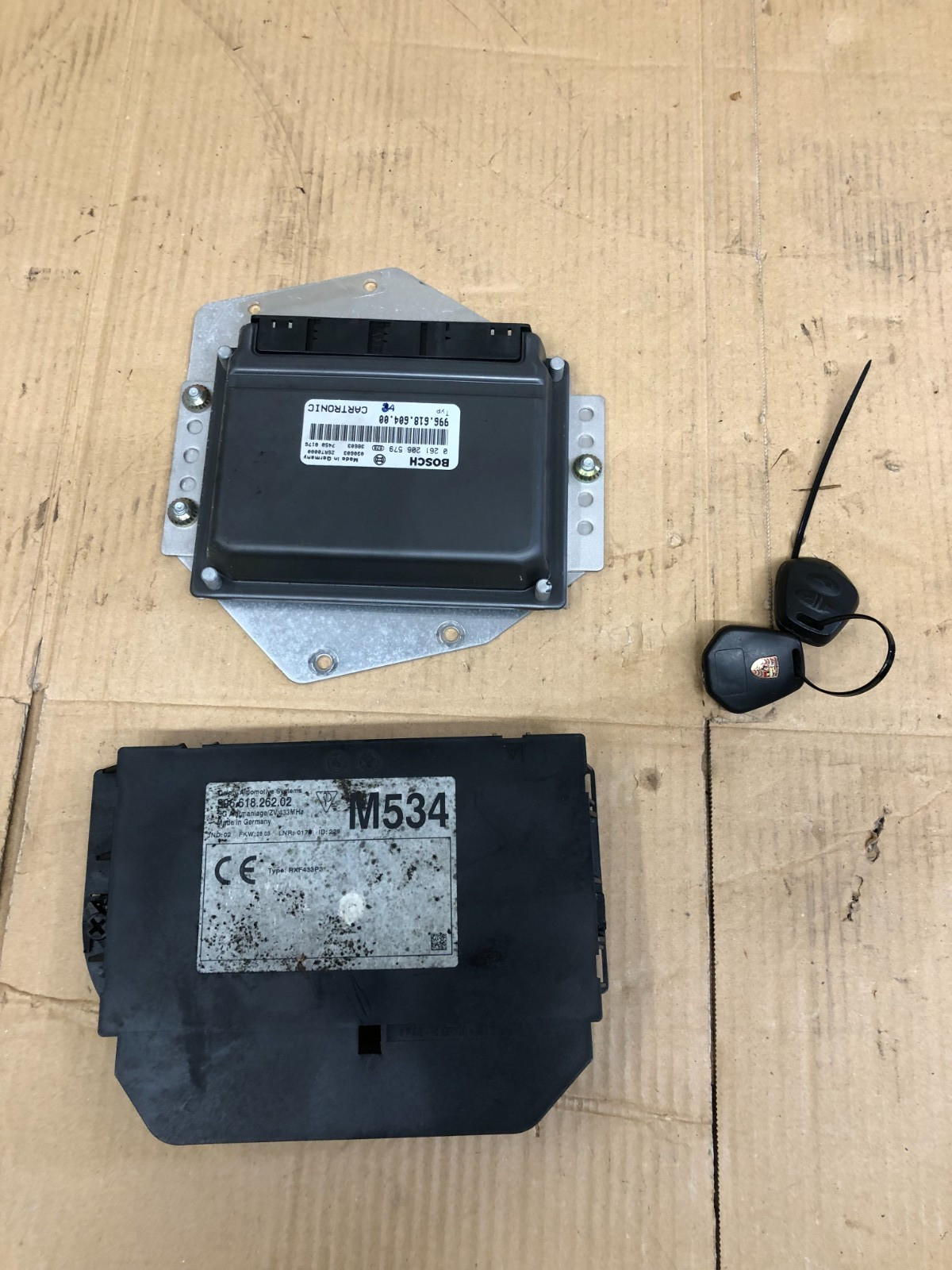 Porsche Boxster 986 ECU Kit 2.7 2003 99661826202 99661860400 *SEE DESCRIPTION*
