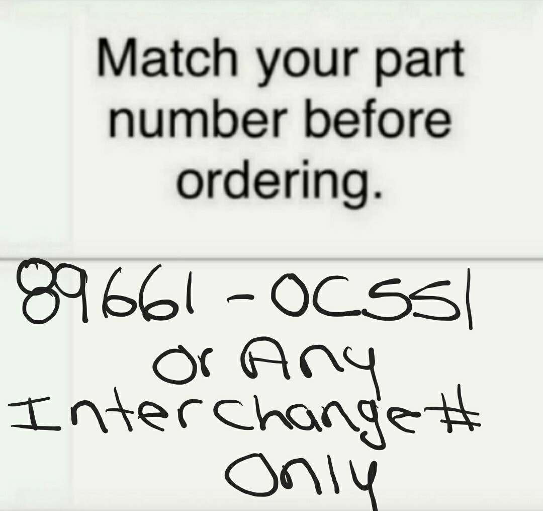2004 Toyota Sequoia Electronic Control Module (MATCH 89661-0C551)30 DAY WARRANTY