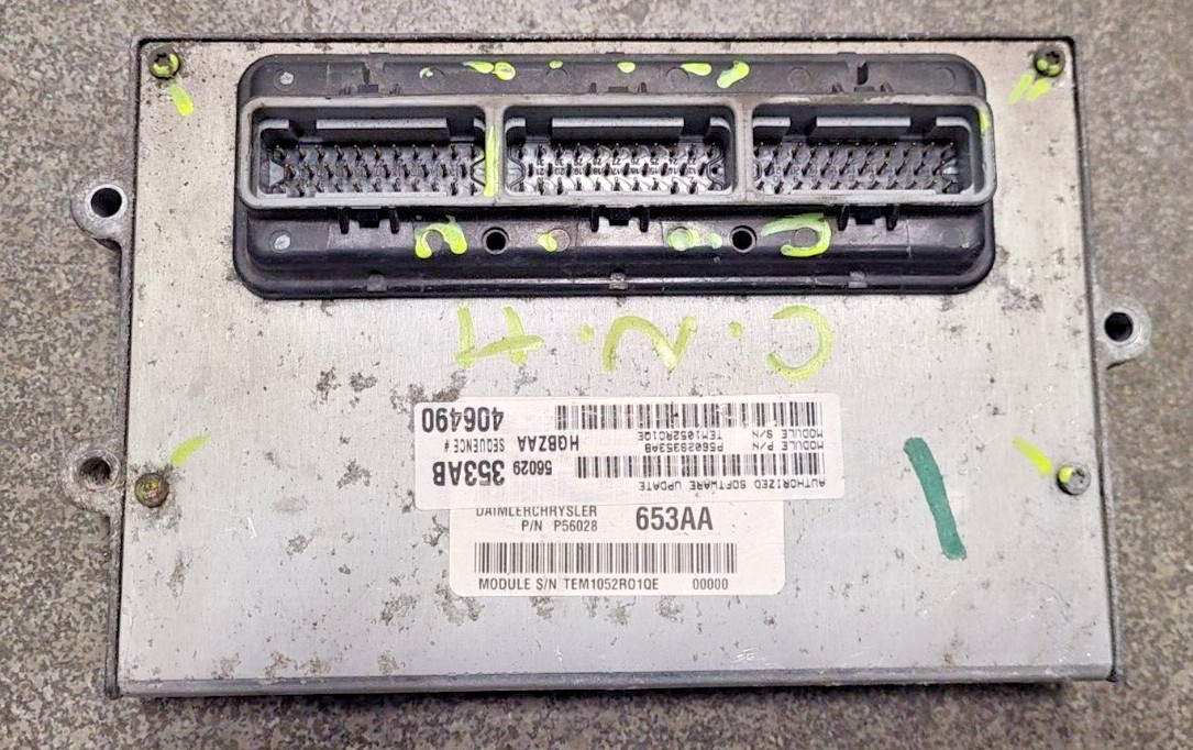 2002 Dodge Dakota 56028653AA 5.9L AT ECU ECM PCM Engine Computer