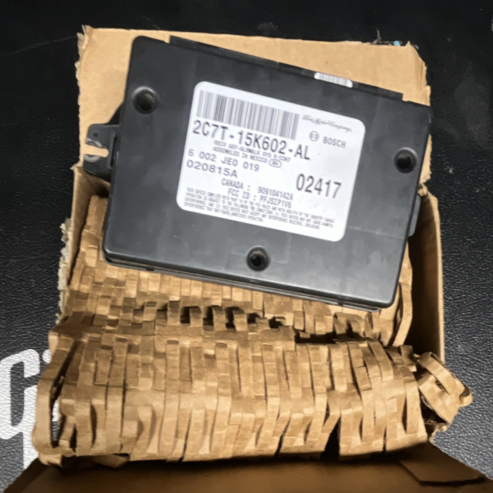 2C7T-15K602-AK 2002 Ford F250 F350 Anti Theft Keyless Body Module VSM Security