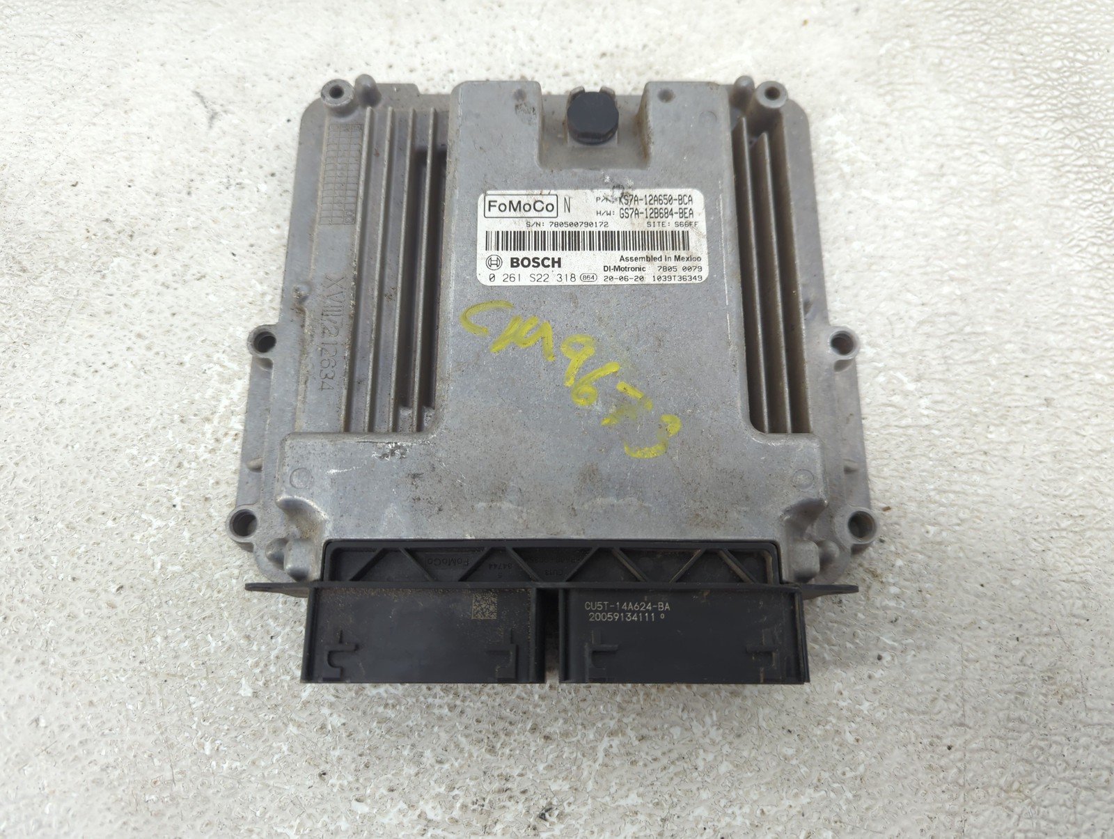 2020-2020 Ford Fusion Engine Control Computer Ecu Pcm Ecm Pcu Oem G5S0V