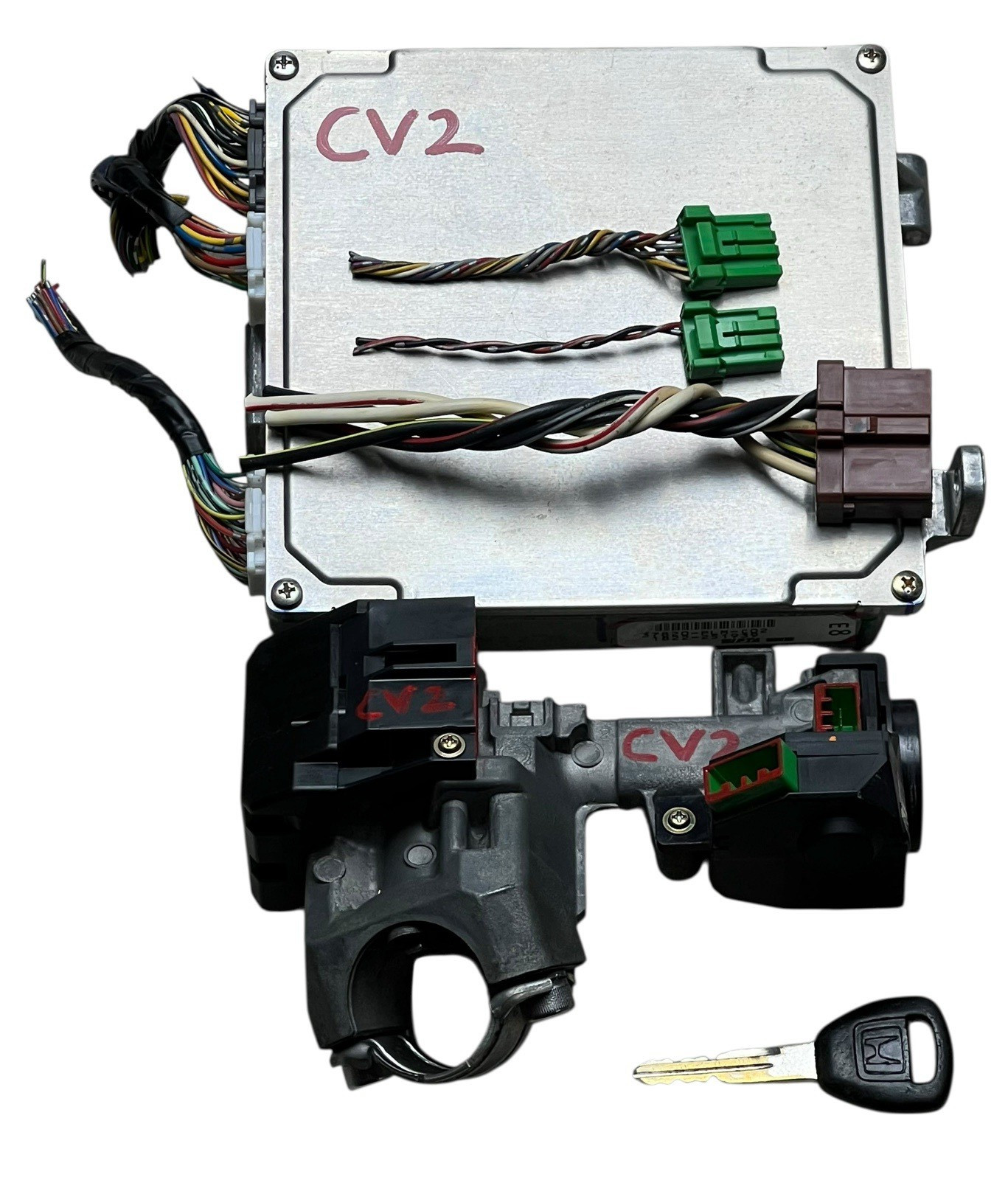 2001-2002 Honda CIVIC Ignition Switch Immobilizer ECU Matched Set 37820-PLM-C02