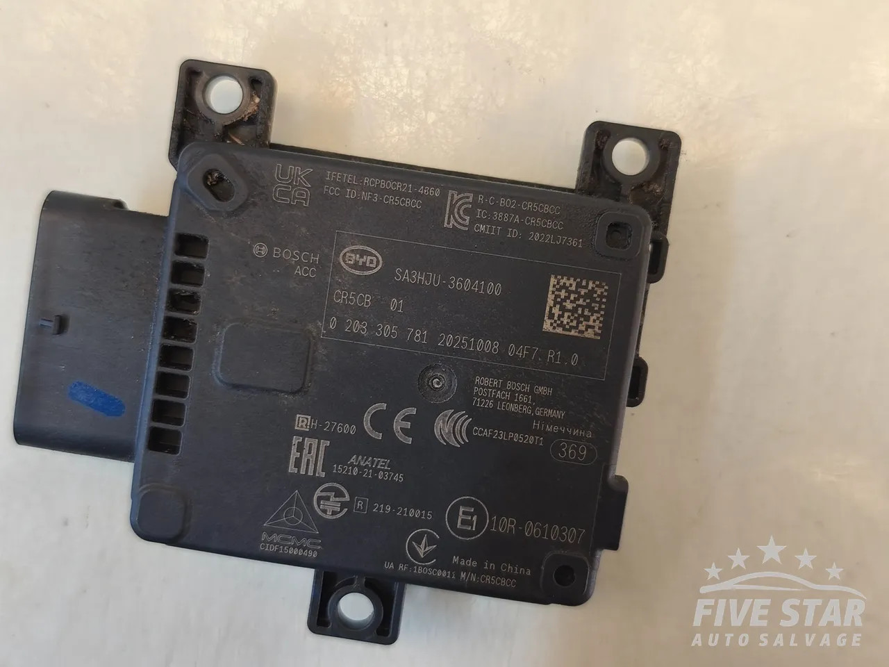BYD SEAL U Blind Spot Monitoring Control Module Unit 1.5 Plug-in Hybrid FWD 2025