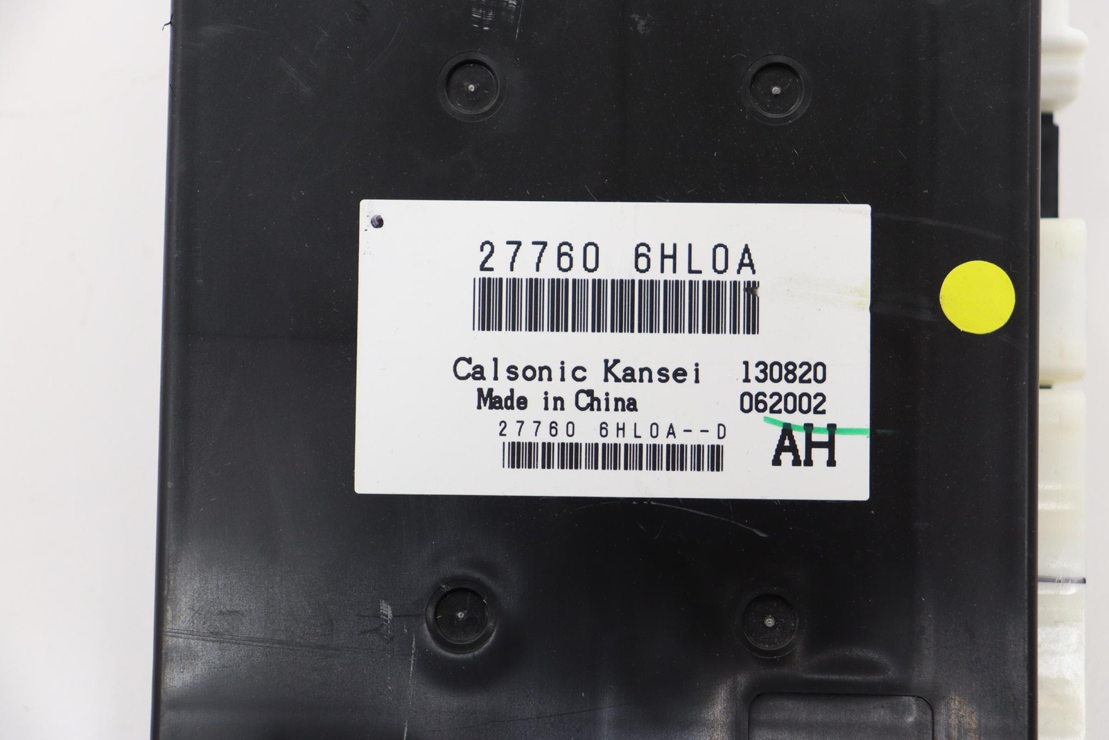 2018 – 2024 INFINITI Q50 A/C CLIMATE TEMPERATURE CONTROL MODULE OEM 277606HL0A