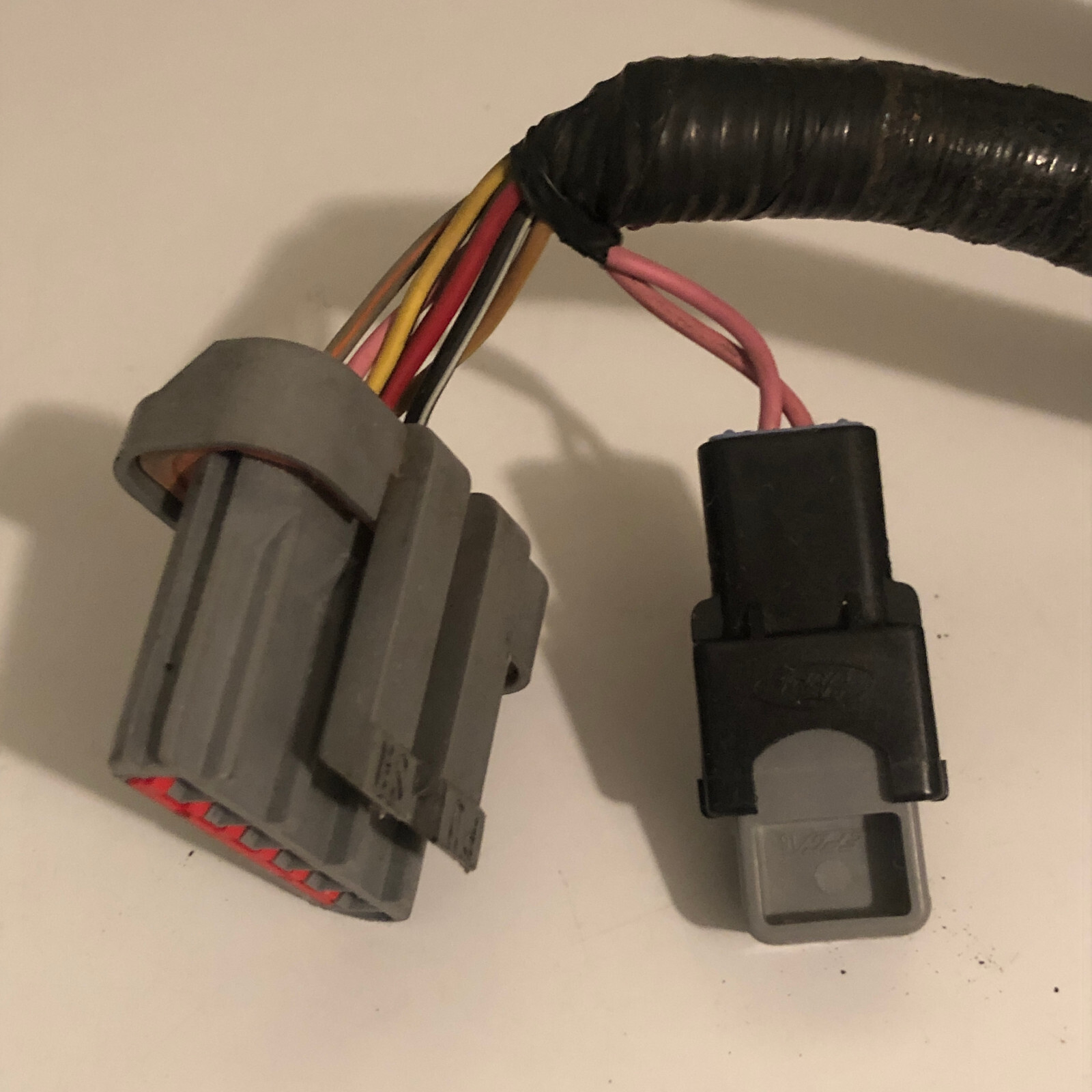 FORD F150 EEC-IV PCM 60-pin Pigtail Connector with TFI SPOUT EEC Self-Test plugs