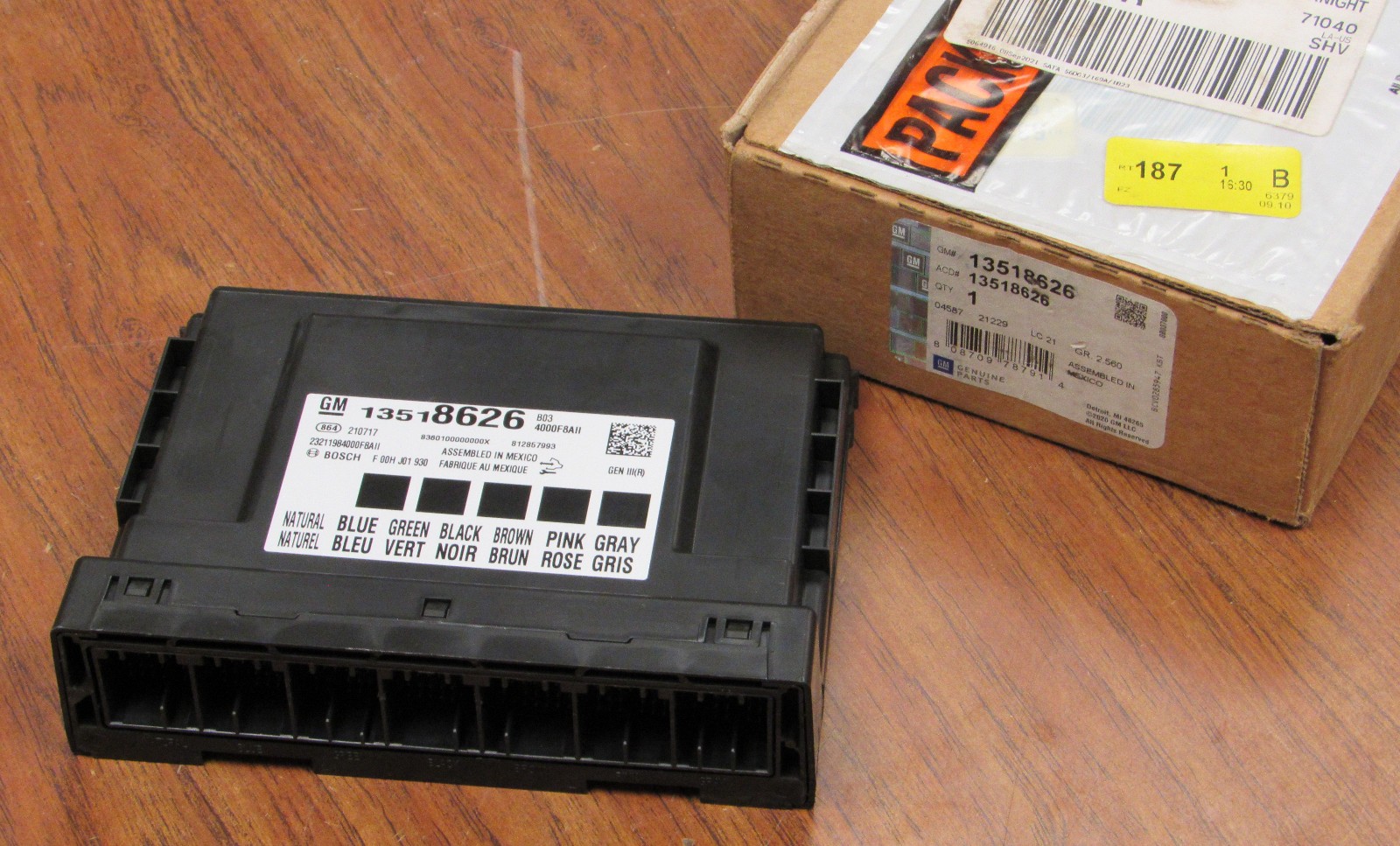 New ACDelco GM OEM 13518626 Body Control Module
