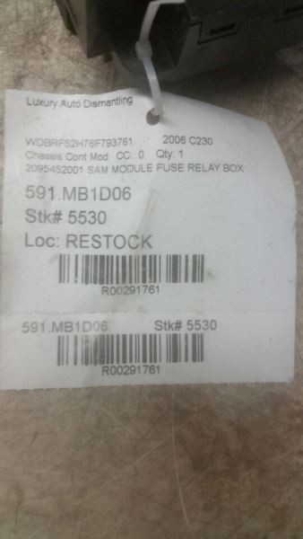2006 Mercedes-Benz C230 – Front SAM Module – 2095452001 – R291761