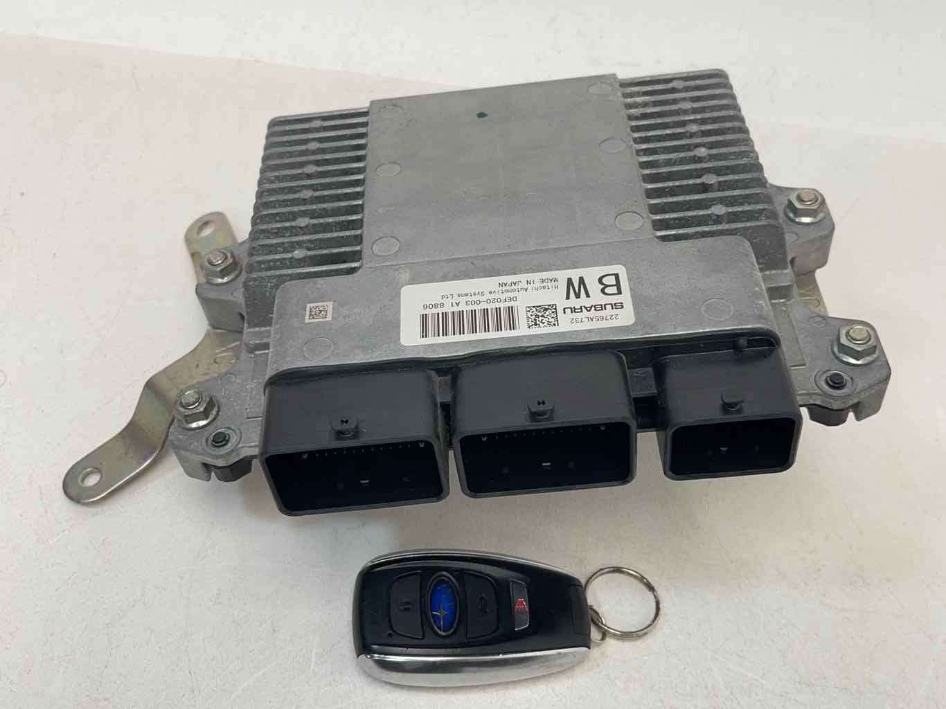 Fits 2019 SUBARU ASCENT 2.4L AT ECM Engine Control Module w Key OEM