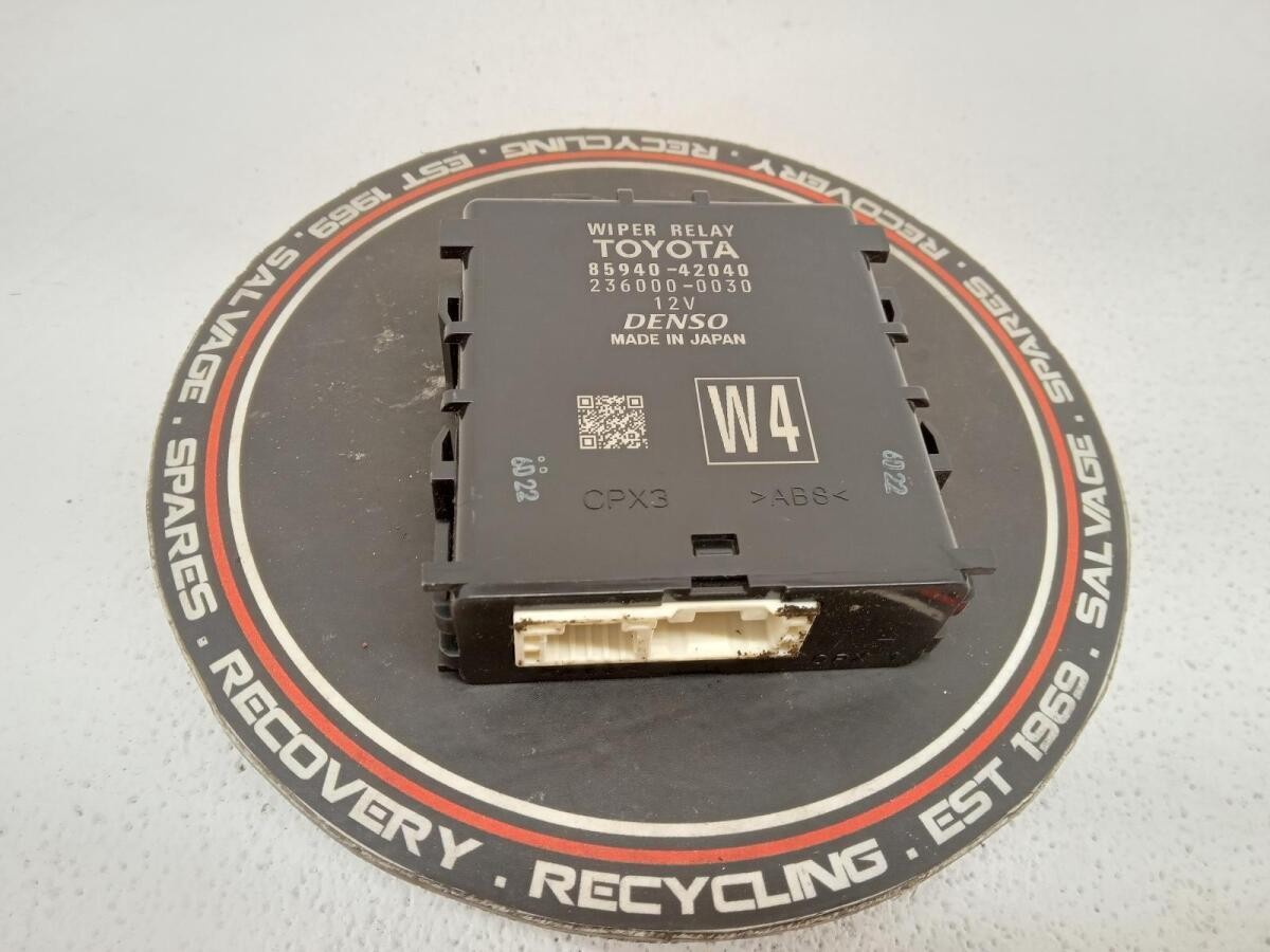Toyota Rav 4 2020 Mk5 Windshield Wiper Control Module / Relay Ecu 85940-42040