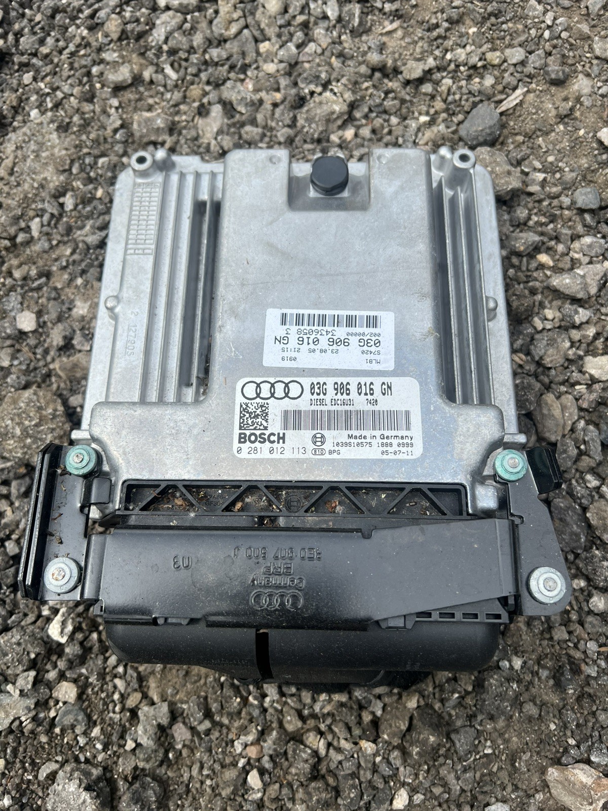 AUDI A4 B7 2004-2008 2.0TDI ENGINE CONTROL ECU 03G 906 016 GN 03G906016GN #15