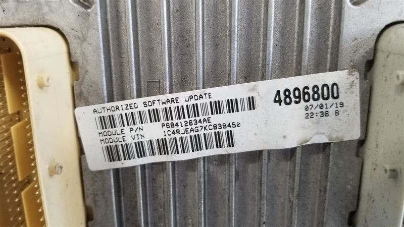 19 2019 JEEP GRAND CHEROKEE 3.6L ENGINE CONTROL MODULE ECM 68330924AA