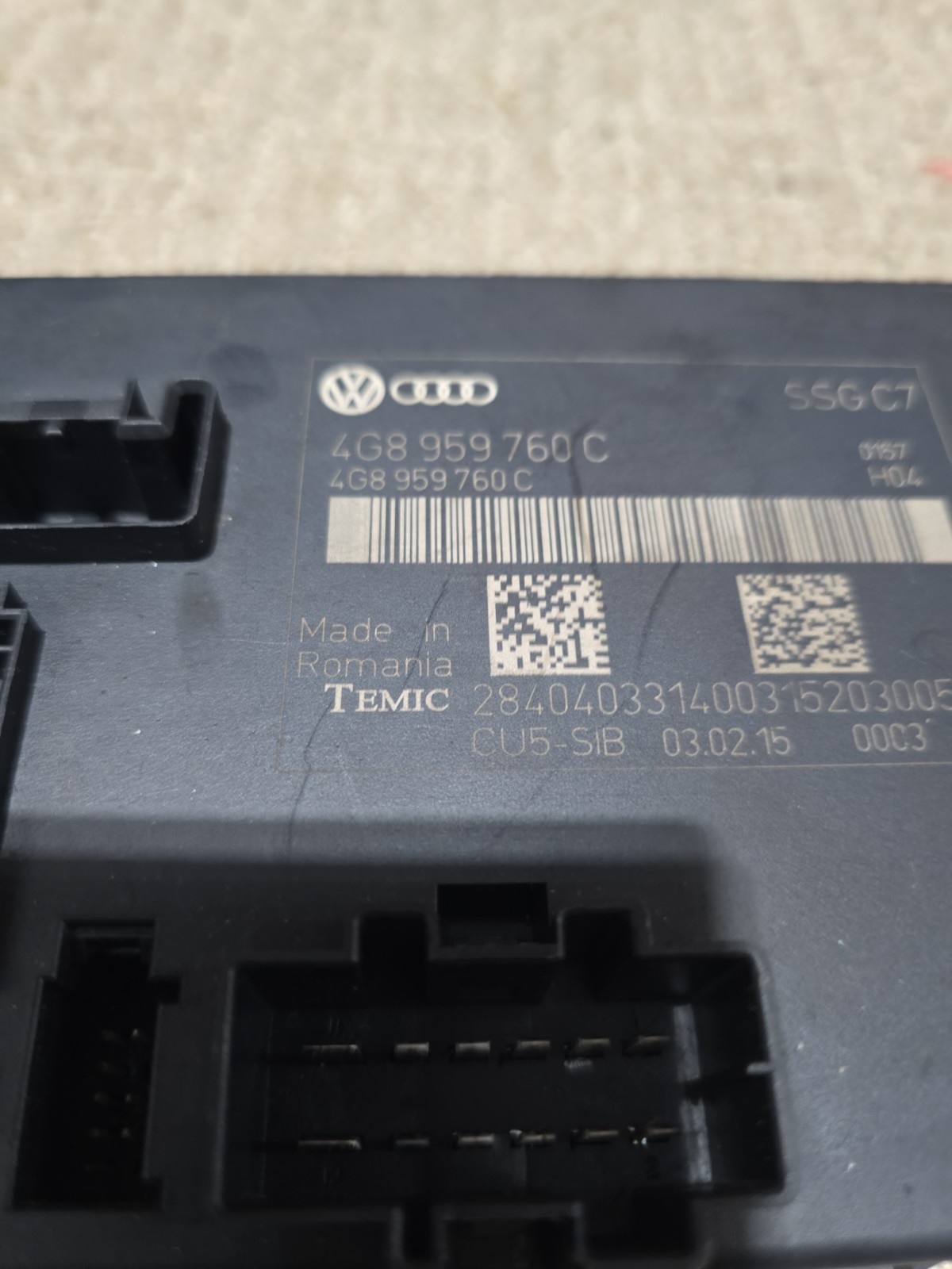 Volkswagen / Audi (VAG) Power Seat Control Module.