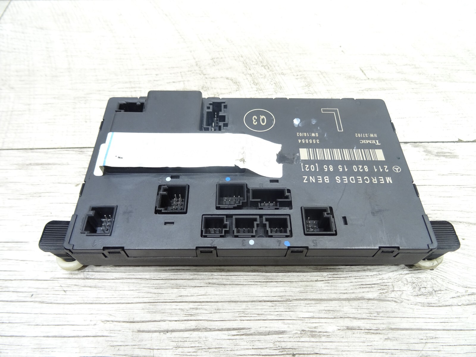 2007 MERCEDES E CLASS W211 FRONT LEFT PASSENGER DOOR CONTROL MODULE 2118201585