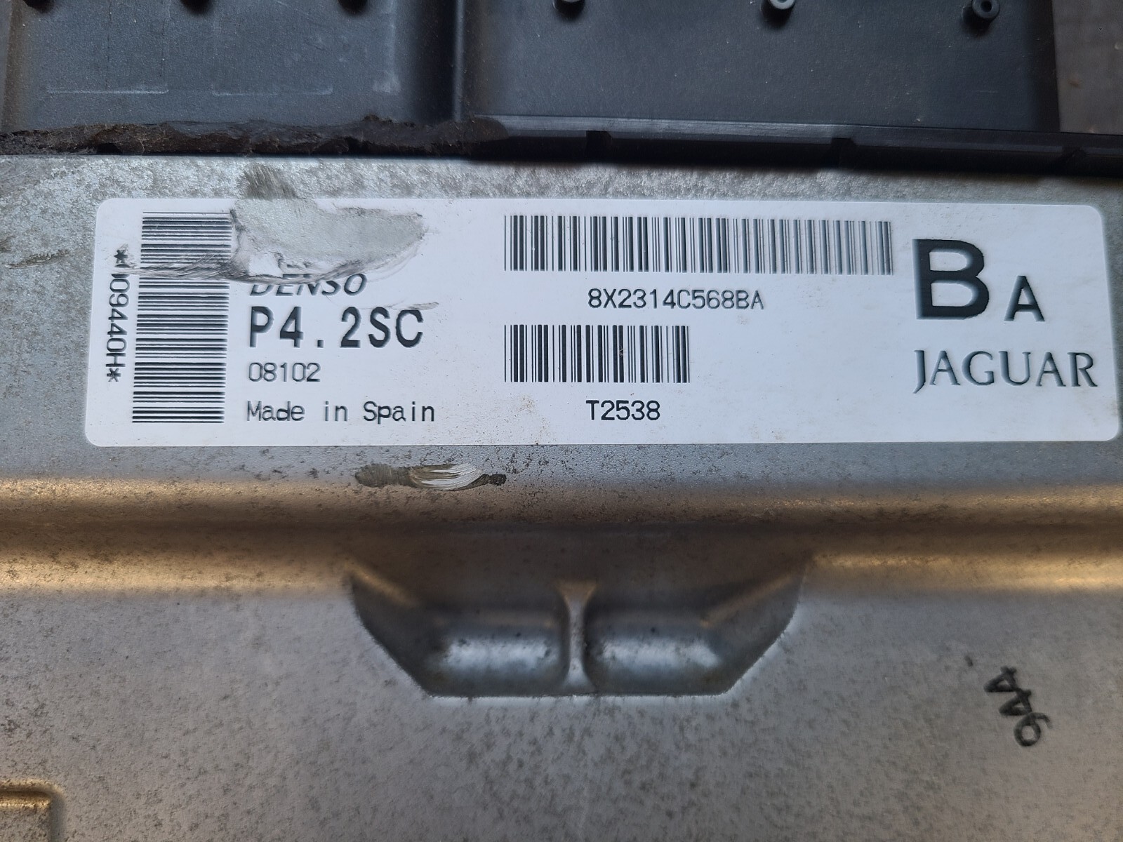 09 Jaguar XF X250 Computer Brain Engine Control ECU ECM EBX Module 8X2314C568BA