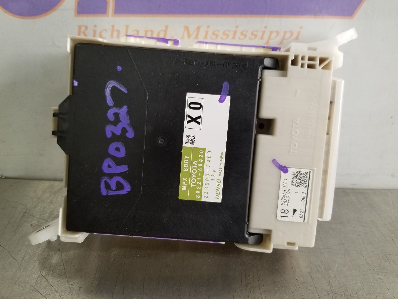16 2016 LEXUS GX460 MULTIPLEX NETWORK CONTROL MODULE 8922160420