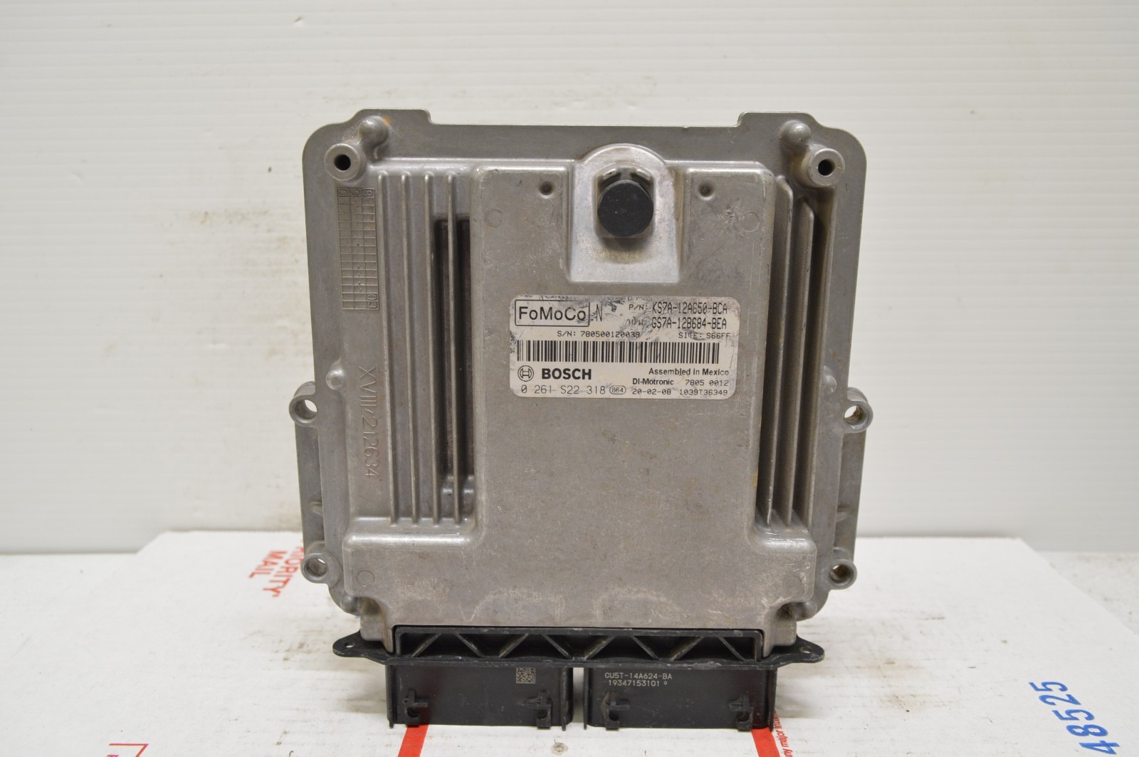 2017 2019 Ford Fusion KS7A-12A650-BCA Engine Control Module Unit Ecm I73 020