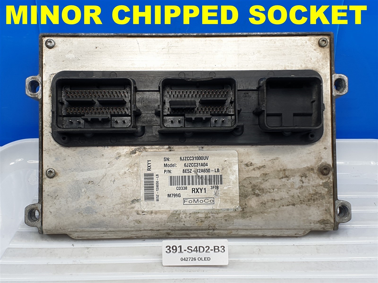 **MINOR BROKEN**08-09 Ford Fusion / Milan 3L ECU 8E5Z12A650LB OEM 391s4d2b3