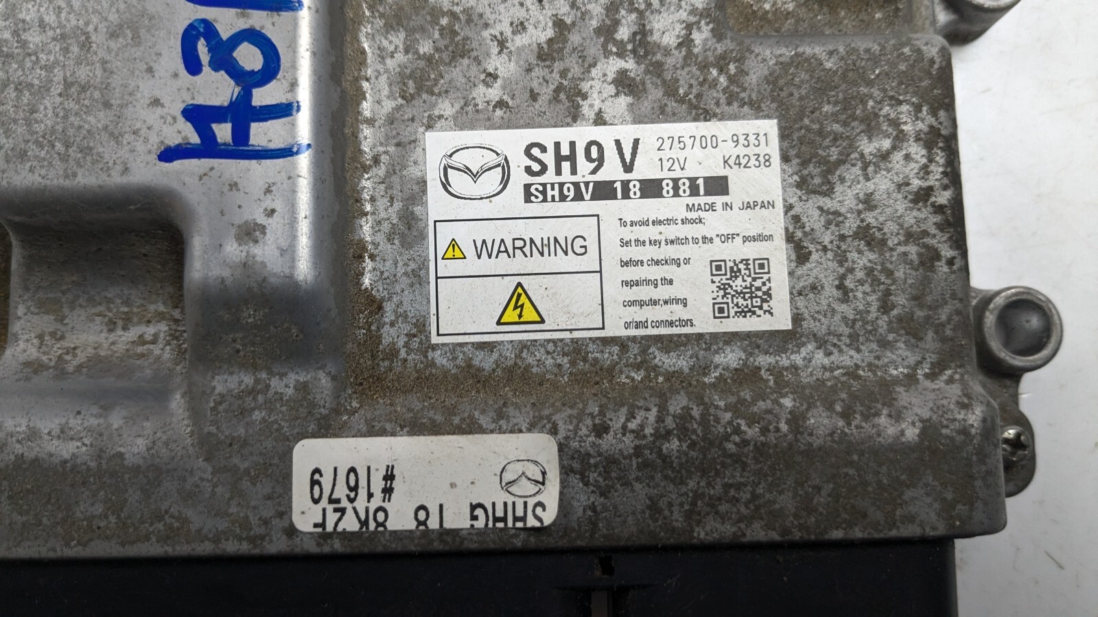 MAZDA CX5 MK2 ENGINE CONTROL MODULE ECU 2.2 / SKYACTIV-D DIESEL SH9V18881 2018