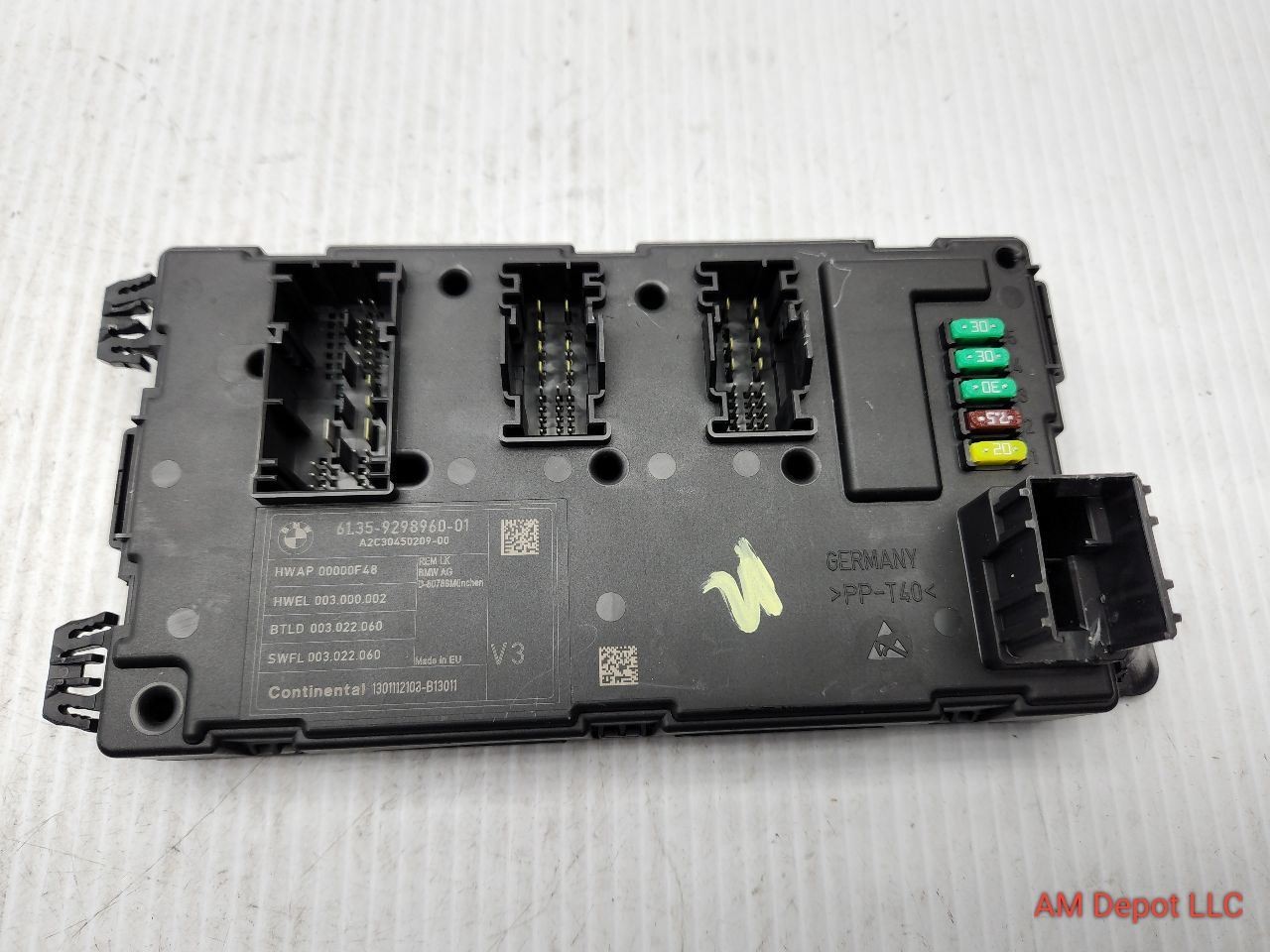 2013 BMW 320i 328i 335i 340i 330i M3 F30 F80 REM Rear Body Control Module