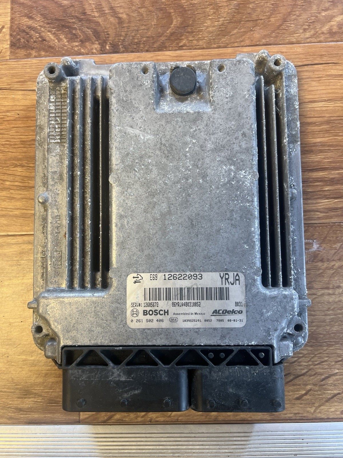 08 09 CADILLAC 3.6L STS CTS CONTROL ECU ECM PCM BOSCH ACDELCO 2008 2009 GM YRJA