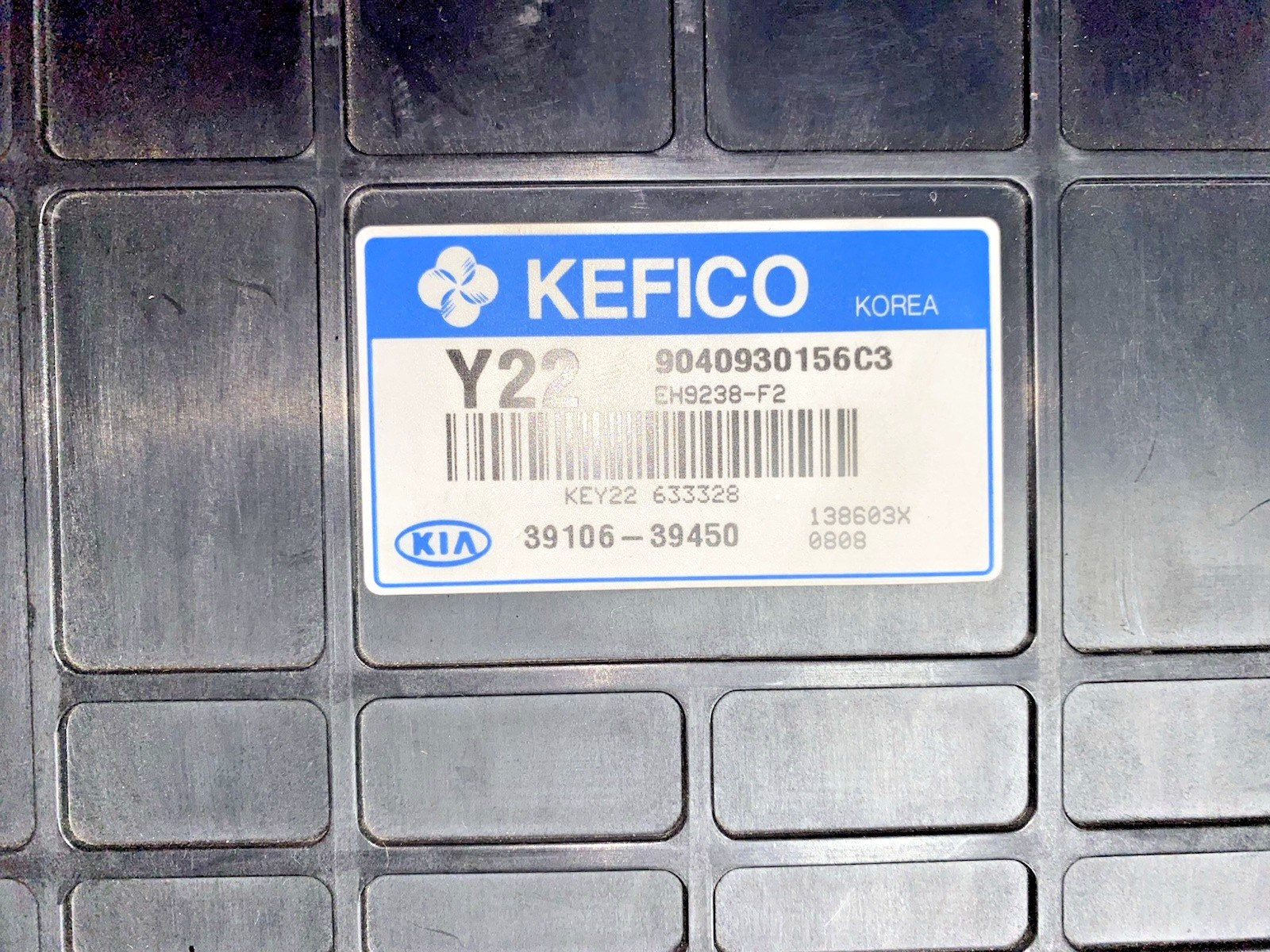 #39106-39450 Y22, 2003 KIA Sorento, 3.5L, ECM Engine Computer Module ECU PCM 03