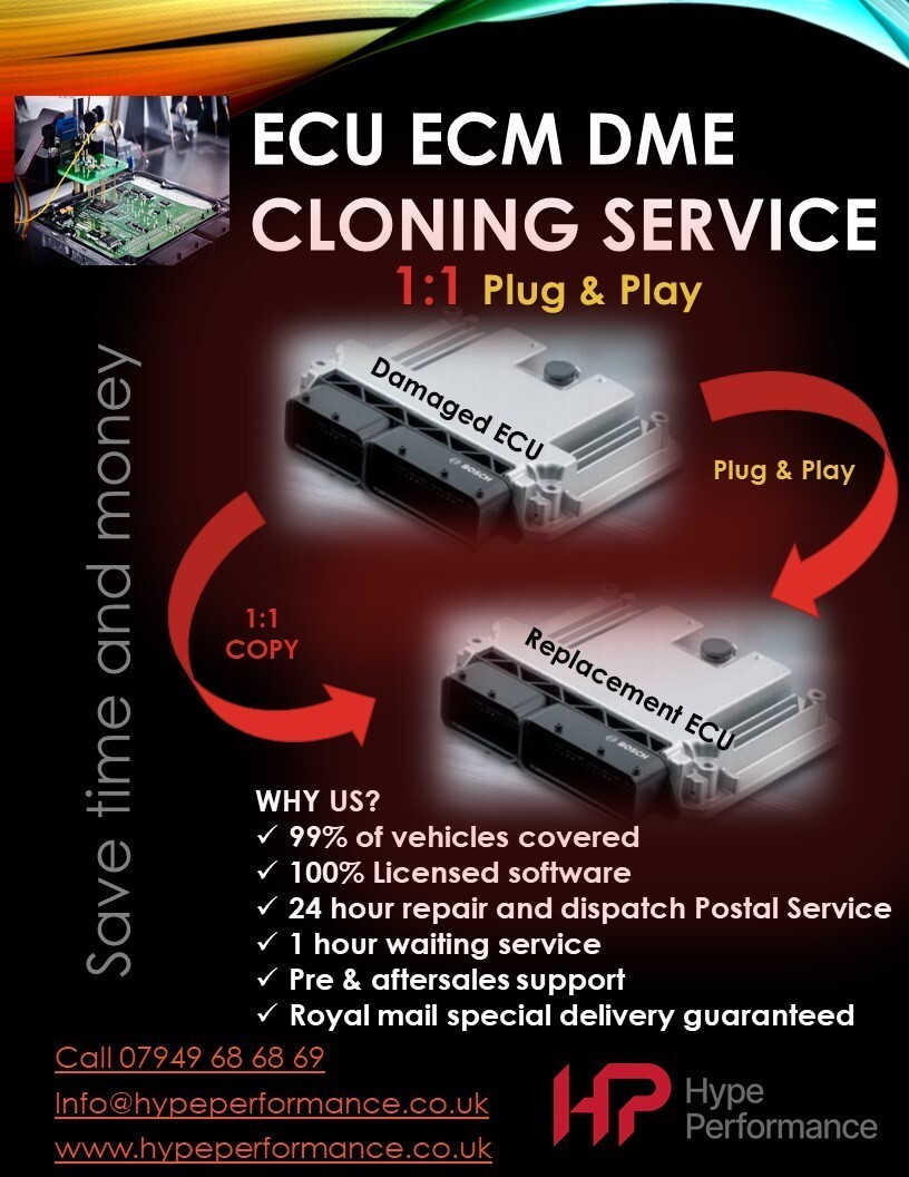 🔧 ECU TCU Cloning Service | Plug & Play | No Coding Needed | Fast UK Turnaround