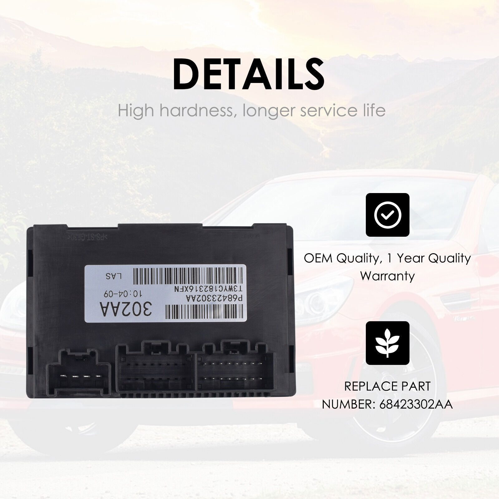 68423302AA Transfer Case Control Module For 2019-20 Jeep Grand Cherokee Durango