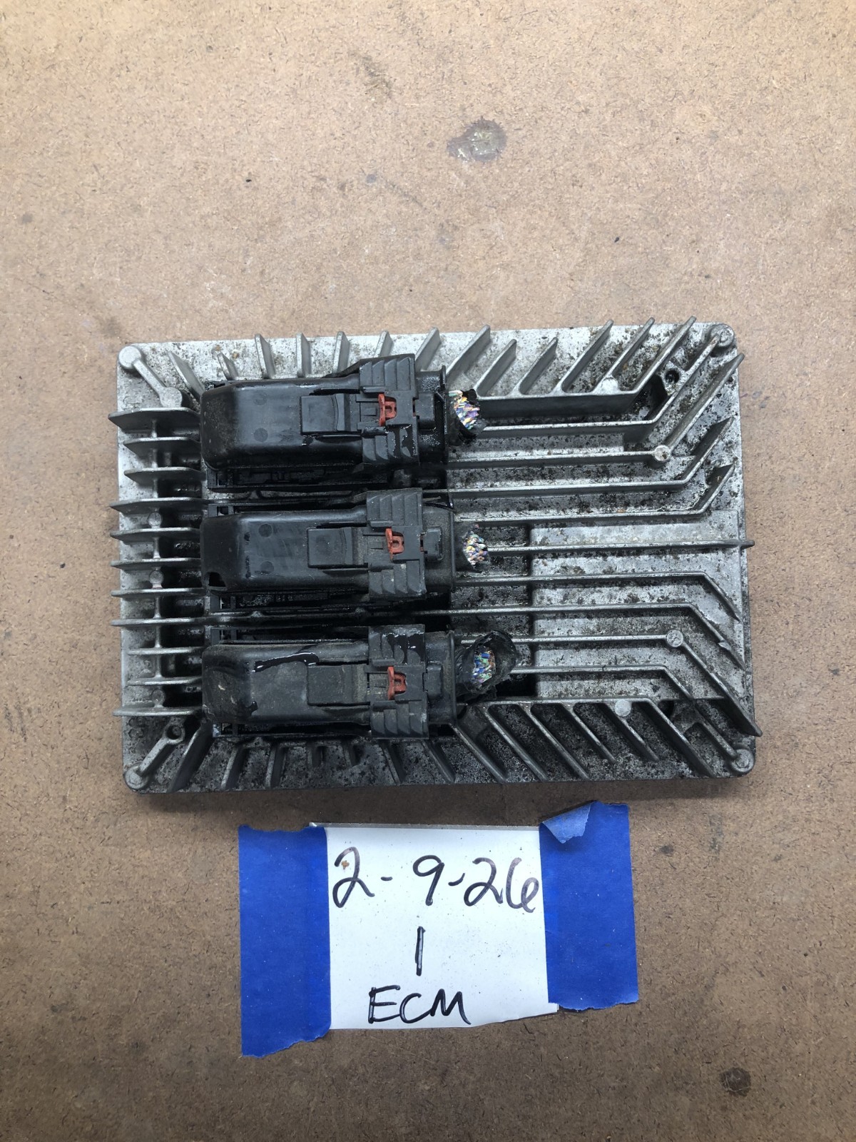 2013-16 Cadillac Srx Engine Control Module Computer Ecm Ecu 12657776 Abtg Plugs