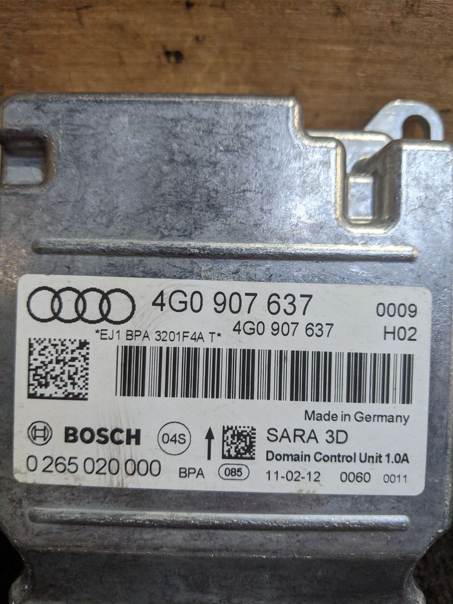 AUDI A6 MK4 C7 ACCELERATION YAW RATE SENSOR MODULE 4G0907637