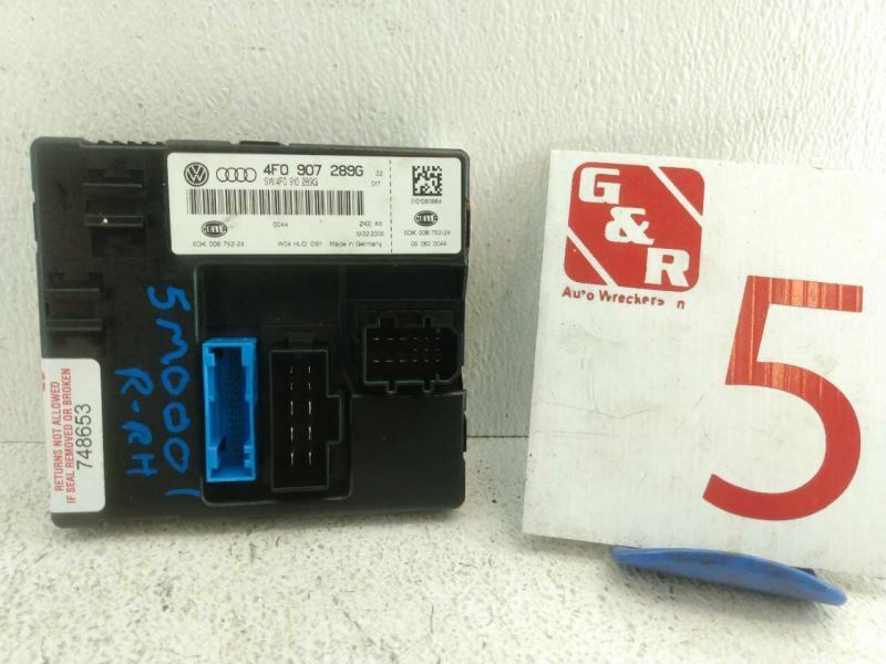2006 AUDI A6 S6 BCM BODY COMFORT CONTROL MODULE OEM HELLA 4F0907289G