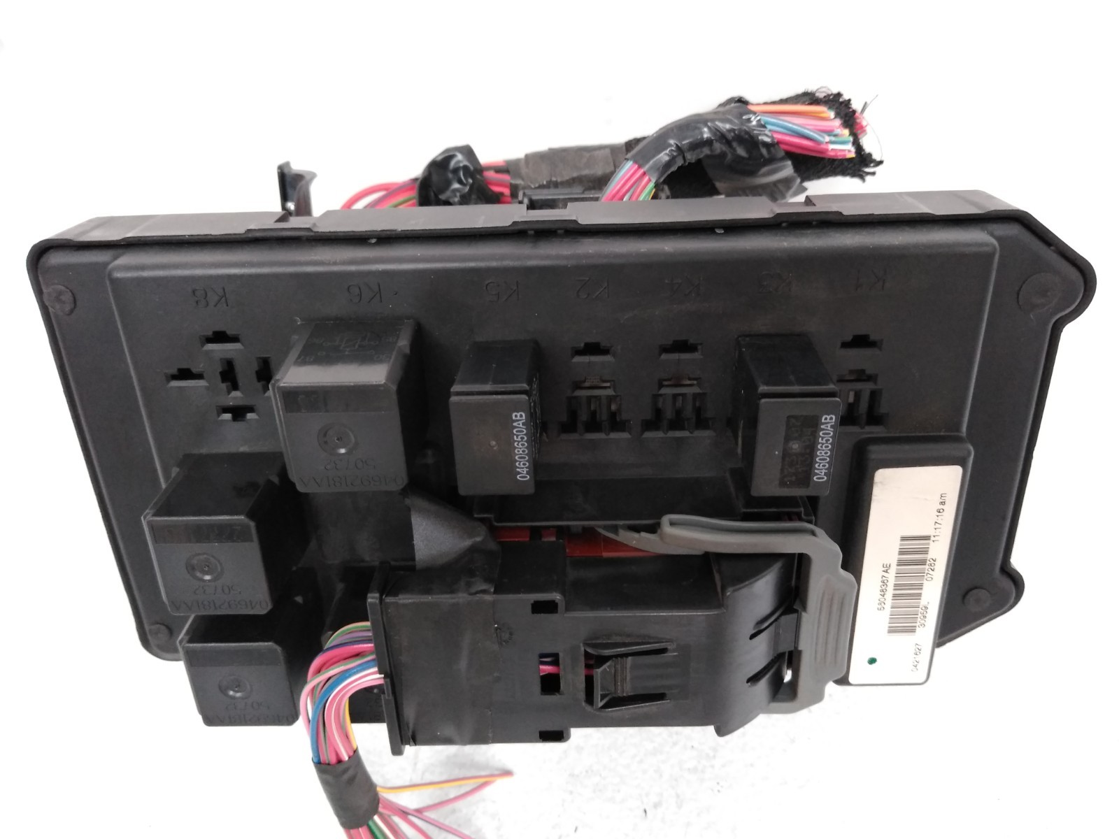 56048367AE Jeep 2008 Commander Body Control Module Interior Fuse Box BCM OEM H82