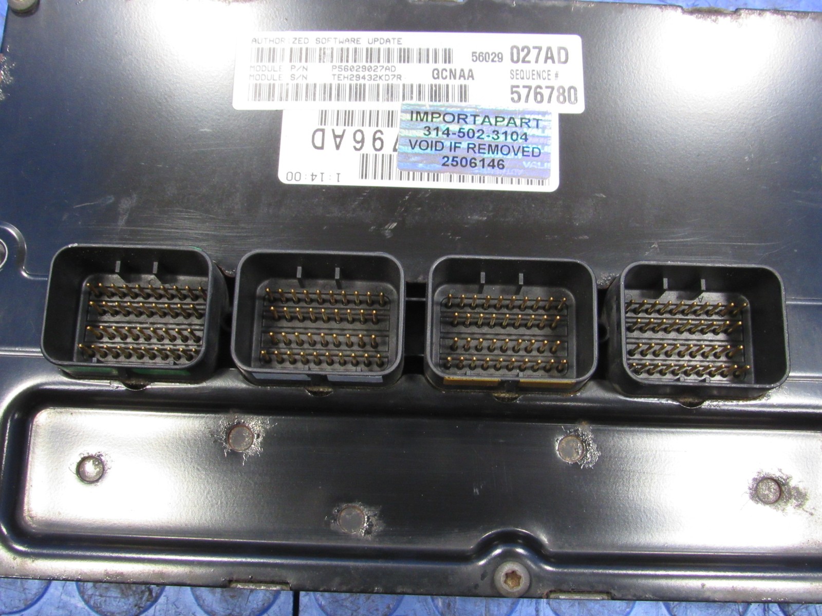 PROGRAMMED PLUG & PLAY 04 Dodge Dakota 4.7L 4X2 AT ECM 56029027AD 027 PROG 6146
