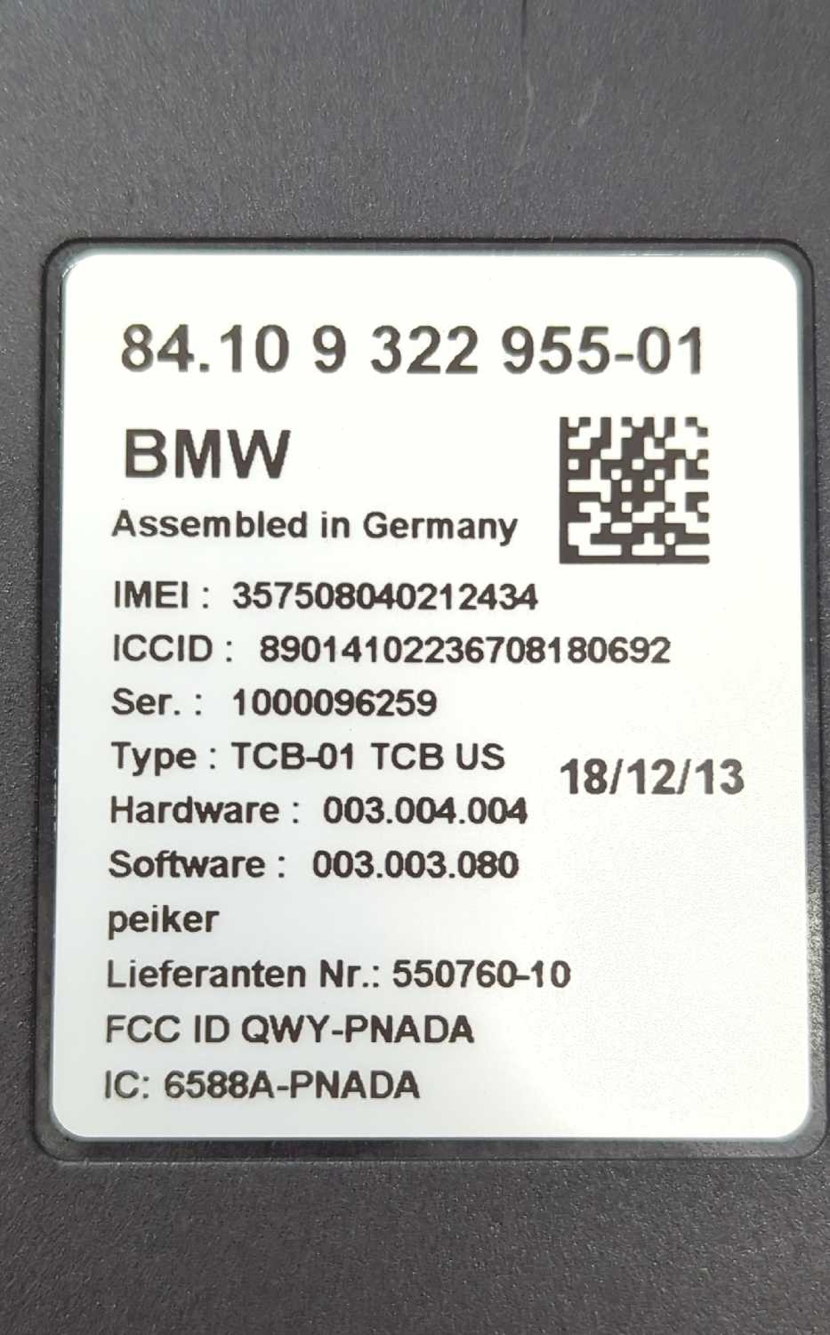 New OEM BMW Telematics Control Module 2010-2020 all models 66515A350D2 Bluetooth