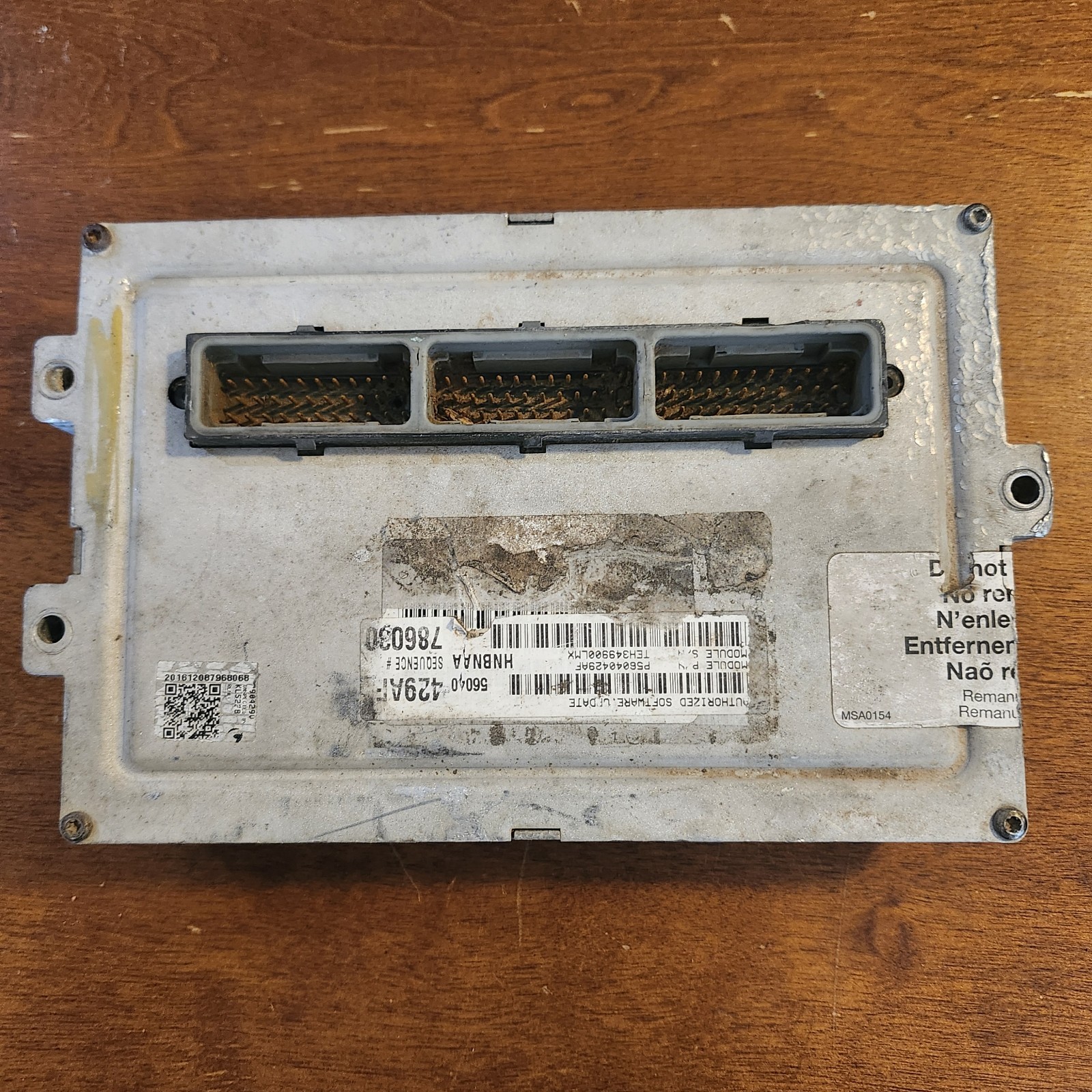 2000 Dakota 4.7L AT Engine computer P56040429AF *** Unknown Condition ***